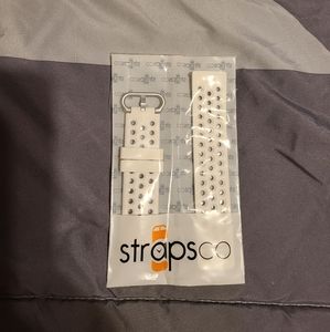 Straps Co. Fitbit Versa 2 white band